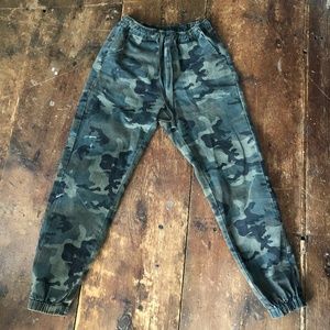 Camo Denim Joggers